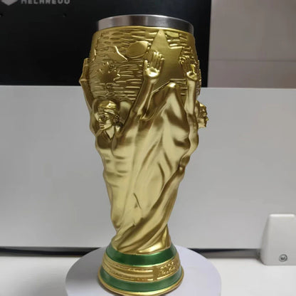🏆⚽ A glass of beer for football fans - the 2026 championship trophy.