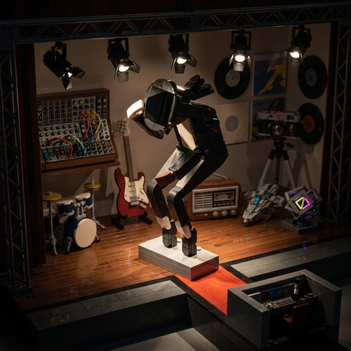 Building Block Toy for Assembling M.J., Classic Dance Pose Figure, Tribute to a Legendary Icon, Gift for M.J. Fans