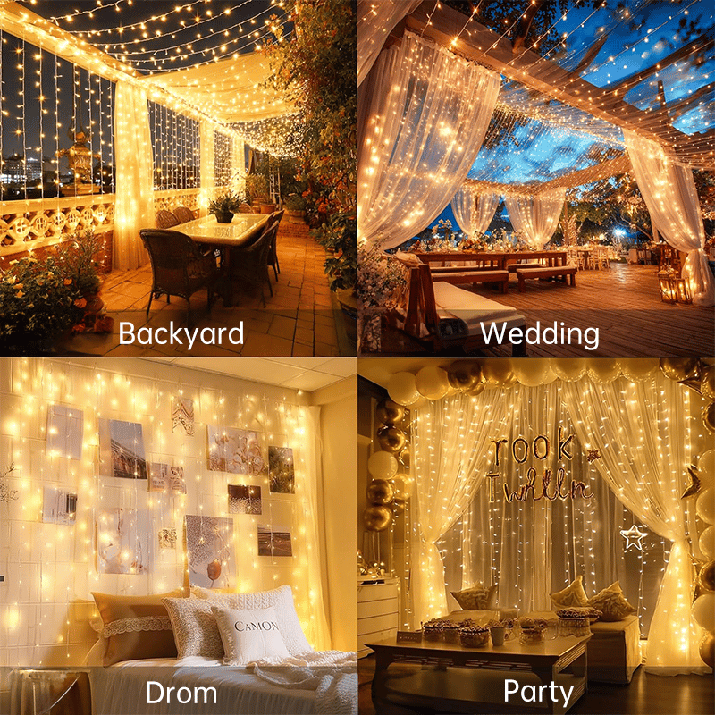 🎉Remote-Control Led Curtain Light