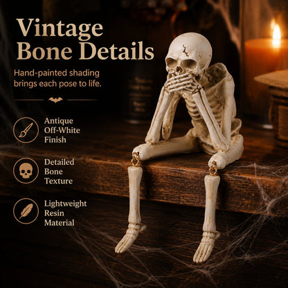 💀 See No Evil, Hear No Evil, Speak No Evil — Add a Bone-Chilling Twist to Halloween! 🎃