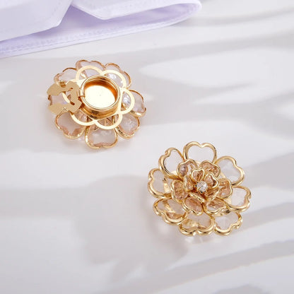 Flower Button Covers – Instant No-Sew Shirt & Blouse Upgrade