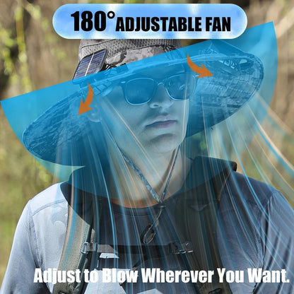 Ultralight Solar Fan Sun Hat – Lighter Than a Baseball! ⚾