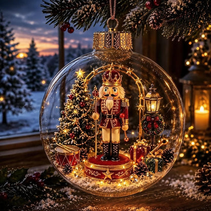 Glowing Christmas Diorama Ornament