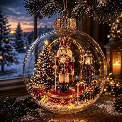 🎅Christmas Early Bird Sale🔥LAST DAY 50% OFF - 🎄Glowing Christmas Diorama Ornament – A Tiny Winter World in Your Hands