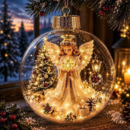 Glowing Christmas Diorama Ornament