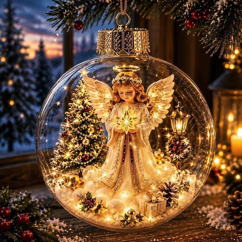 Glowing Christmas Diorama Ornament