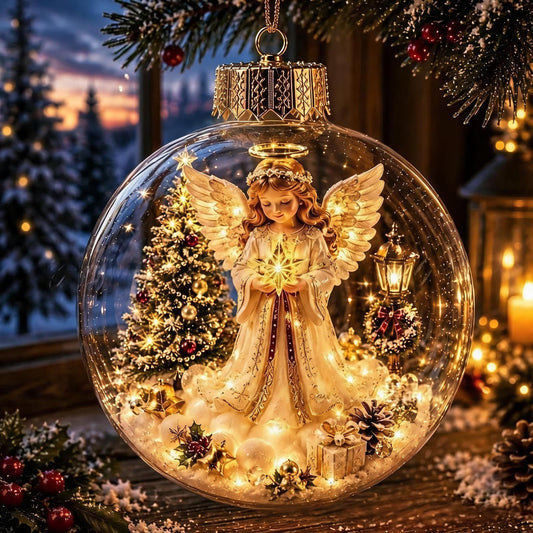 🎅Christmas Early Bird Sale🔥LAST DAY 50% OFF - 🎄Glowing Christmas Diorama Ornament – A Tiny Winter World in Your Hands