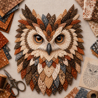 🍂 Autumn Woodland Owl
