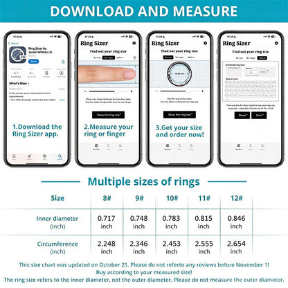 💍 Smart Ring 5ATM Waterproof  – Women & Couples Wearable Fitness Smart Ring with App Tracking | Stylish Tech Gift for Him & Her