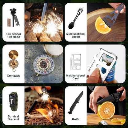 24-Day Survival Advent Calendar-Emergency Gear Countdown Gift Set