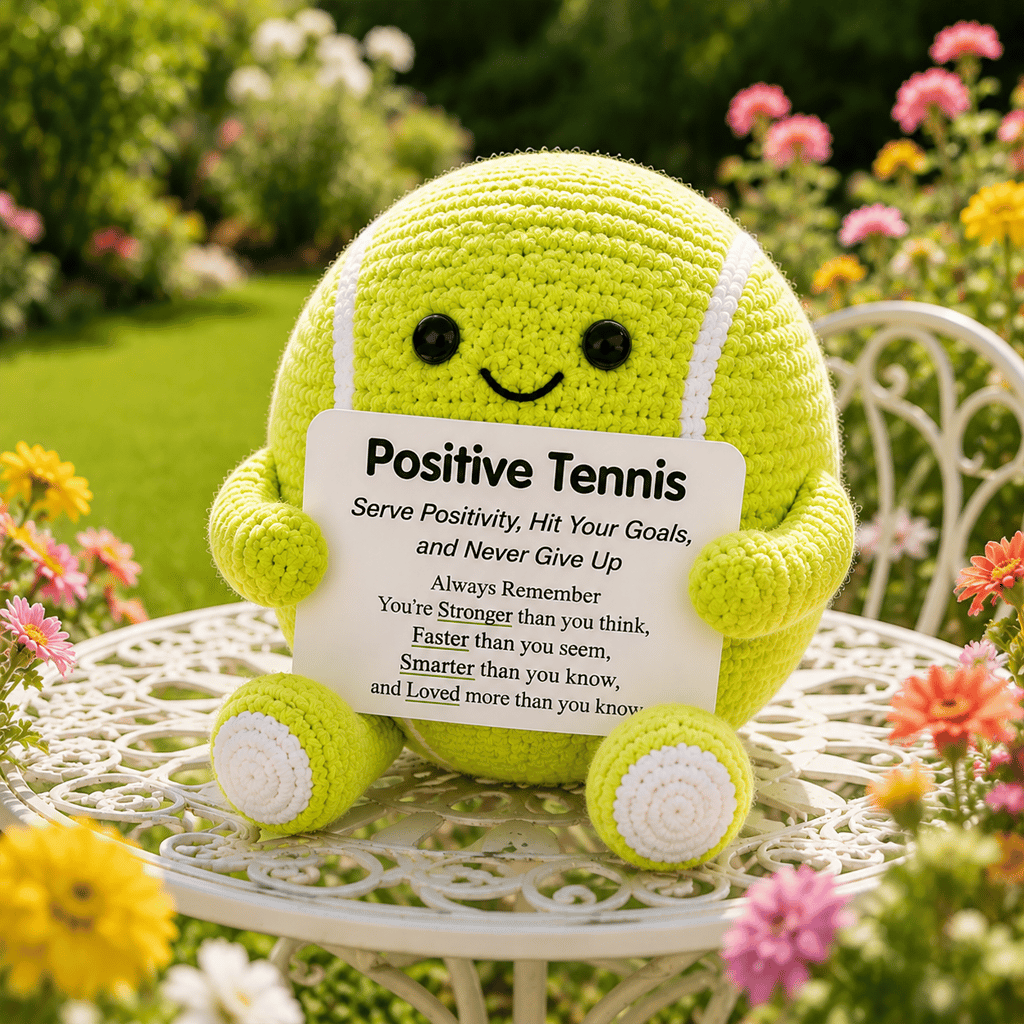 ⚽ Positive Soccer Buddy|Handmade Crochet Encouragement Gift 💚