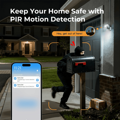 Only $14.99 Last Day Promotion!🔥 Crystal-clear security 2K camera 🎥 Color Night Vision 🌙 24/7 Recording & Smart Alerts 🚨 Easy Install! 🔒