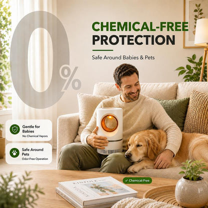 Chemical Free Safe for Kids Pets, Indoor Bedroom Mosquito Killer🦟