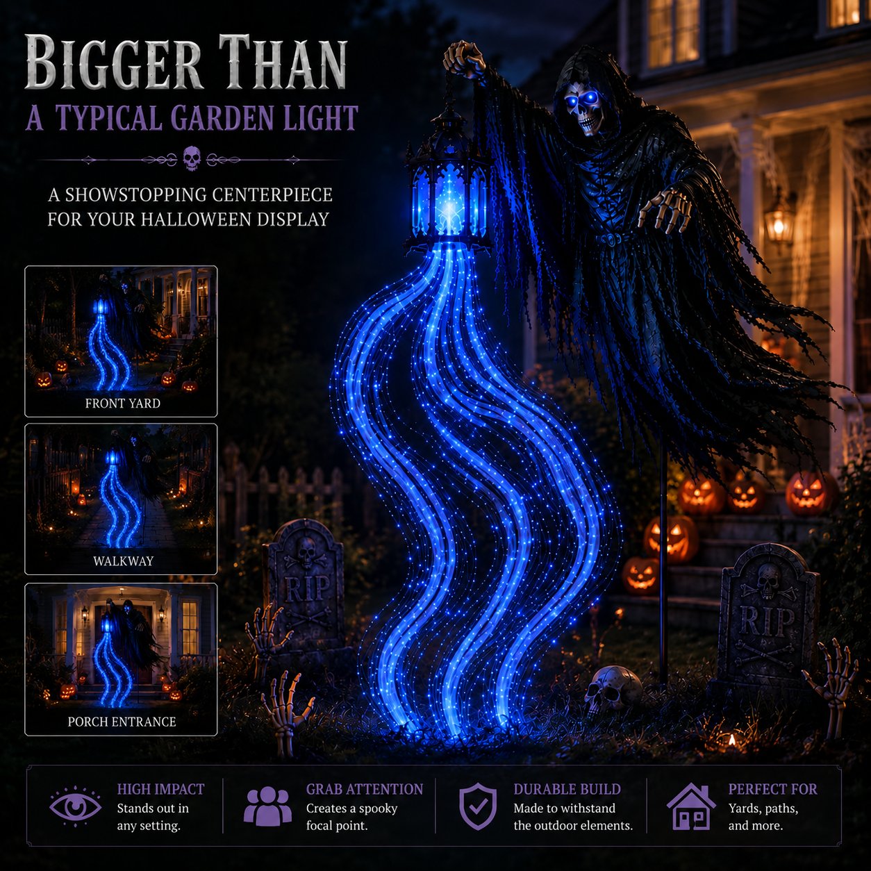 🔥Buy 2 Get 20% OFF🔥💀Halloween Grim Reaper's Haunting Lamp