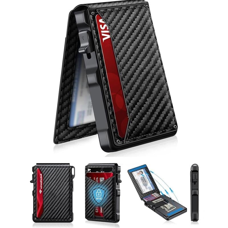 The Ultimate Smart Pop-Up Wallet: Slim, Secure, & RFID Protected