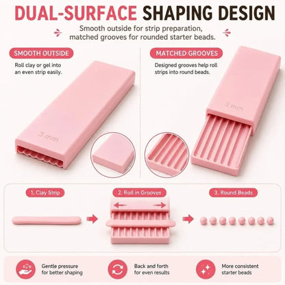 🥳2026 HOT SALE🥳💞50K+ SOLD!🔮✨🎨 3D Printed Clay Ball Maker – Perfect Mini Balls in Seconds ✨