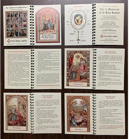 🔥 LAST DAY 50% OFF – 🙏 Pocket-Size Rosary Meditation Book | 15 Sacred Mysteries, Prayer Diagram, Complete Rosary Prayers & Lay-Flat 42-Page Guide ✝️