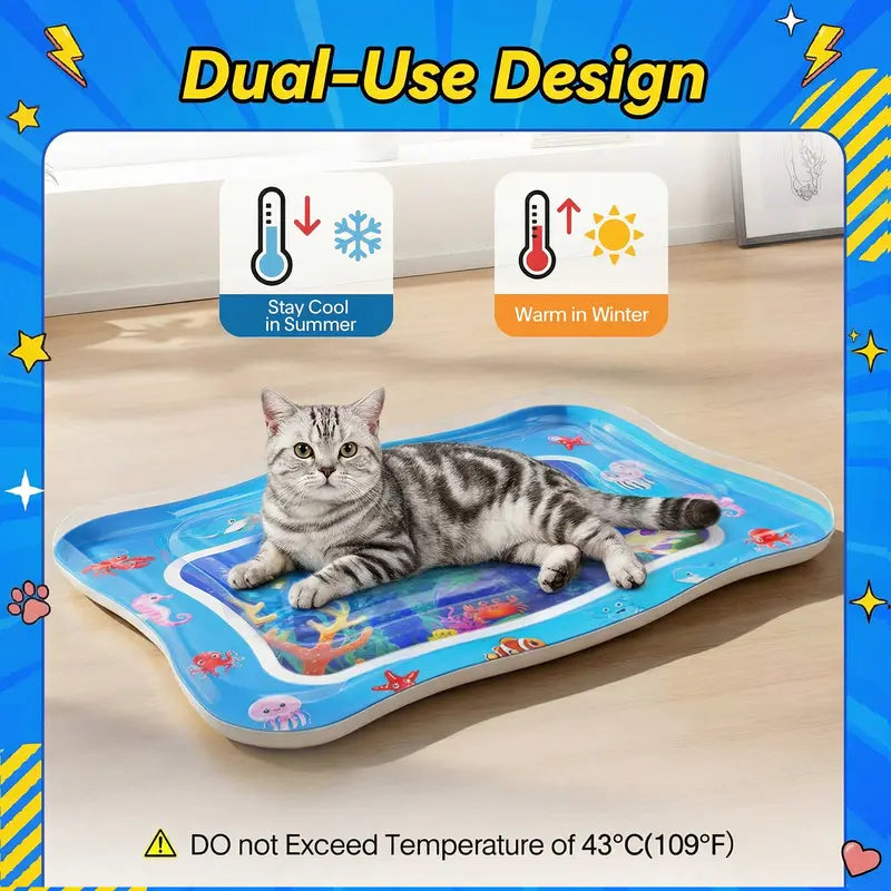 Vivid Undersea Pattern | Stimulate Your Cat’s Natural Hunting Instinct 🌊