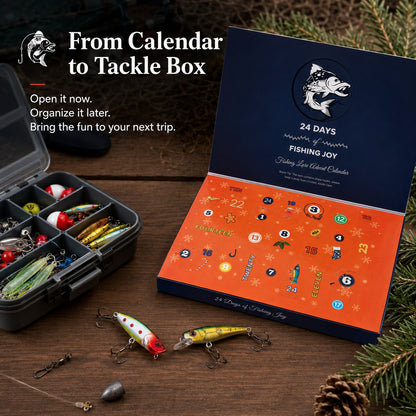 🎣 Fishing Advent Calendar — 24 Days of Fishing Surprises