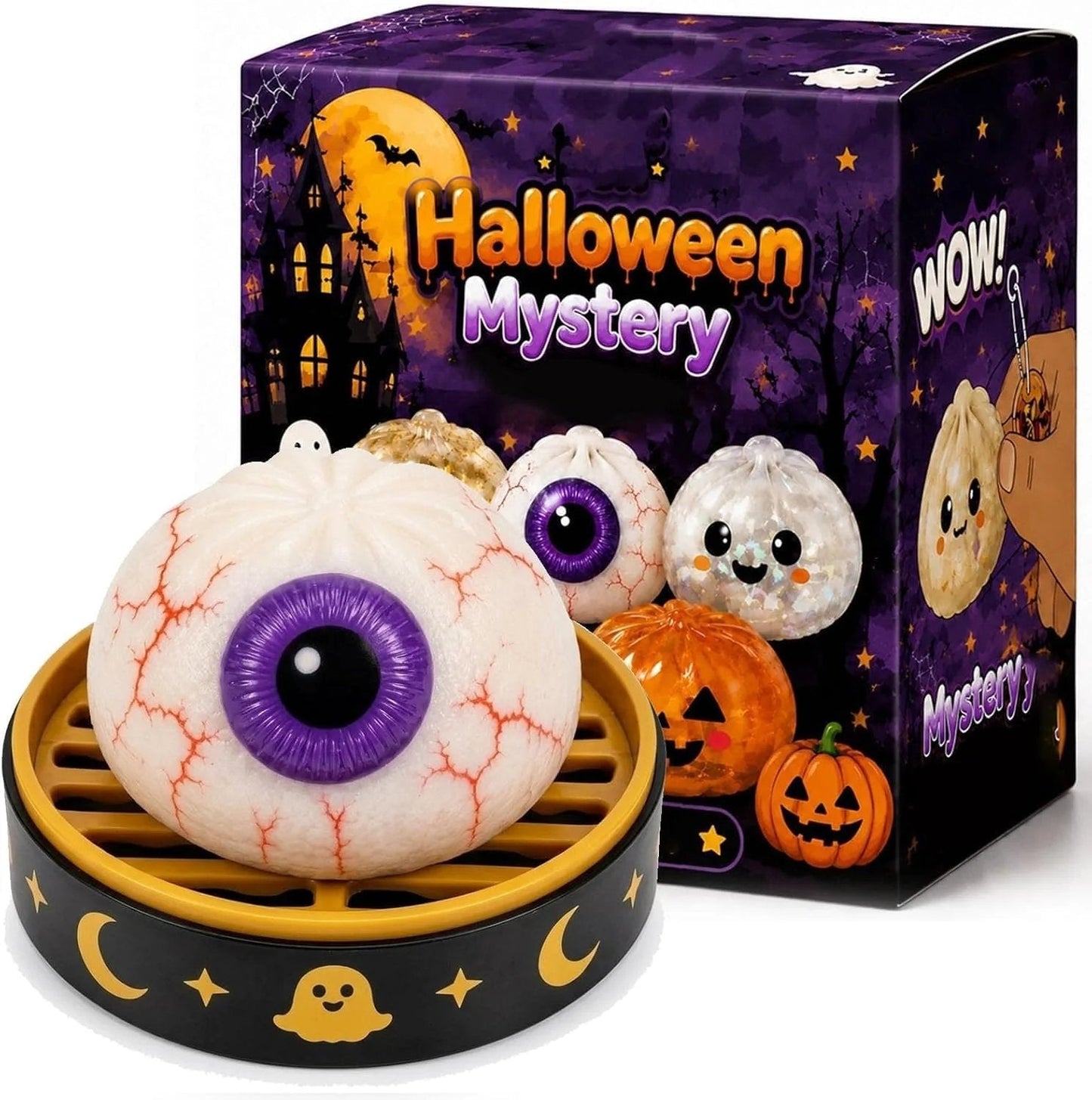 ⚡Hot Sales 50% OFF🔥Cute Halloween Scary Ghost Maruko Squeeze Toy Set
