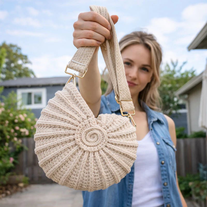 2026 Radiant Nautilus Shell Bag 🐚 — Carry the Magic of the Deep Blue