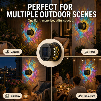 🎉Limited Time 50% Off✨Solar Mandala Wall Light