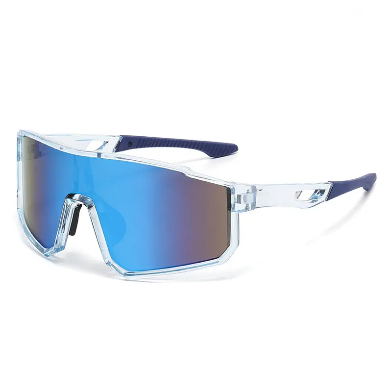 UV400 Protection Windproof Colorful Mirrored Sports Eyewear