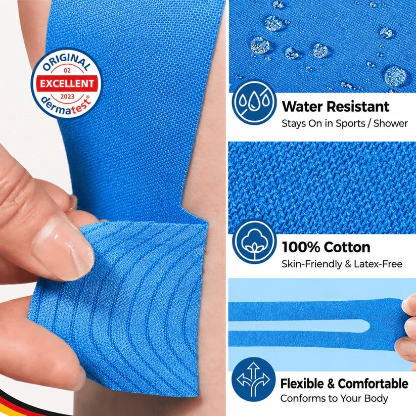 🔥 LAST DAY 50% OFF – FDA-Registered Fast-Acting Shoulder & Knee Pain Relief Tape 💪🏃 Breathable & Sweatproof • Latex-Free🛡