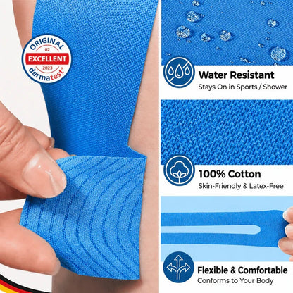 🔥 LAST DAY 50% OFF – FDA-Registered Fast-Acting Shoulder & Knee Pain Relief Tape 💪🏃 Breathable & Sweatproof • Latex-Free🛡