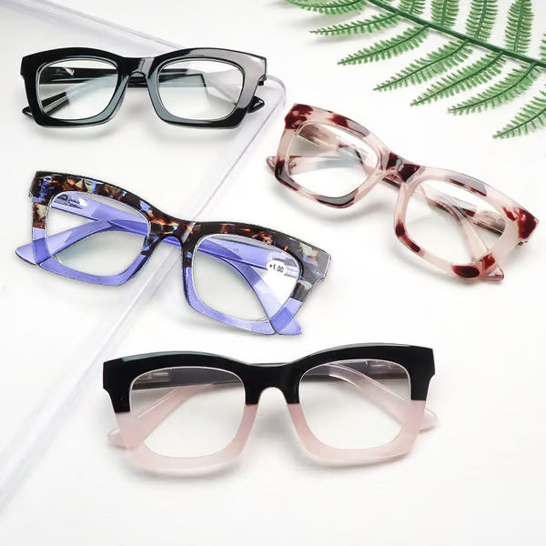 👓Anti Blue Light Glasses Set 4 Pairs Oprah Style Unisex Reading Glasses