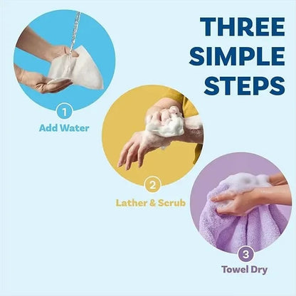 ⏰VIP Shipping Today Only⏰Disposable Rinse-Free Bathing Wipes – 25 Pack🧼