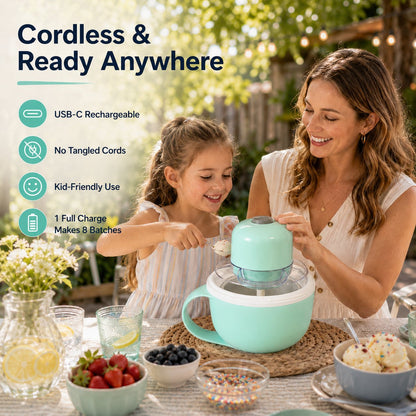 🔥LAST DAY 49% OFF - 🍦USB Family DIY Ice Cream Maker