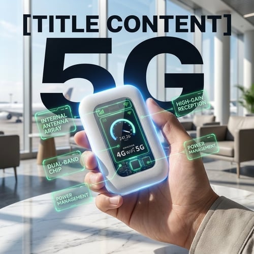 🎁[Power on and use] All-network portable wifi