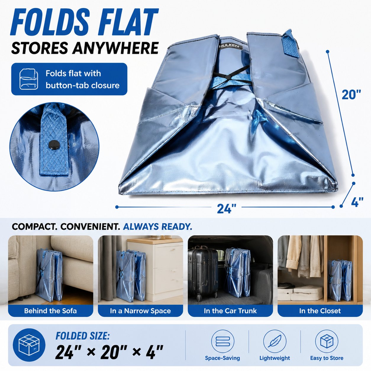 🏆1 Bestselling🏆Large Rolling Tote Bag with Tonal Straps