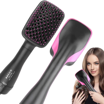 🔥2 in 1 Comfort Comb Design Multifunctional Hair Dryer, Fast Drying Hair Styling Tool, Hairdressing Comb Hot Air Brush, Makeup Products, Hair Straightener Comb