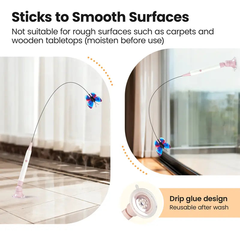 🐾 Interactive Electric Butterfly Cat Toy | Keep Your Kitten Entertained When You Are Away🦋