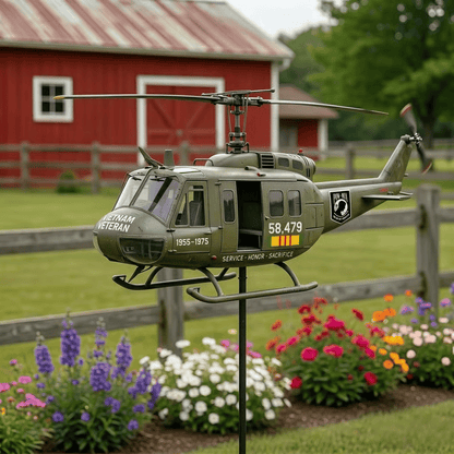 🔥Father's Day Special Offer: 49% OFF🎖️-Vietnam Veteran CH-47 Chinook Helicopter Wind Spinner ✈️Buy 2 Free Shipping Today!