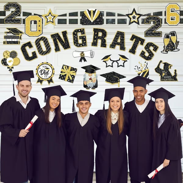 🎓 2026 Grad Car Magnets 🧲 – 20-Piece Set for Celebration Decor (Cars, Fridges & More)