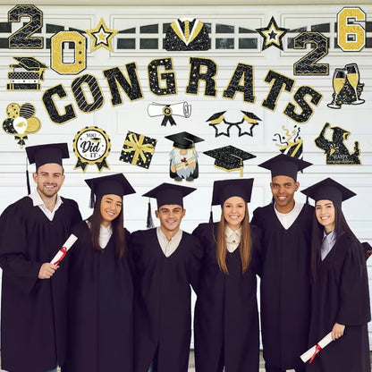 🎓 2026 Grad Car Magnets 🧲 – 20-Piece Set for Celebration Decor (Cars, Fridges & More)