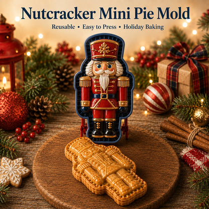 ⏳ Last Day 49% OFF – 🎄 9-Design Christmas Mini Pie Mold Collection | Reusable Embossed Molds for Shaping Detailed Santa, Snowman, Reindeer, Tree & Holiday Pies 🥧✨
