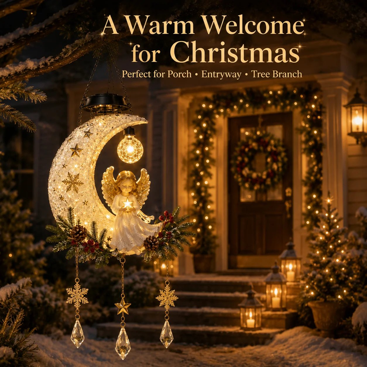 🎁 Today Only: Get 49% Off👼 Christmas Angel Moon Light