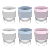 6 PCS(White*2+Pink*2+Blue*2)