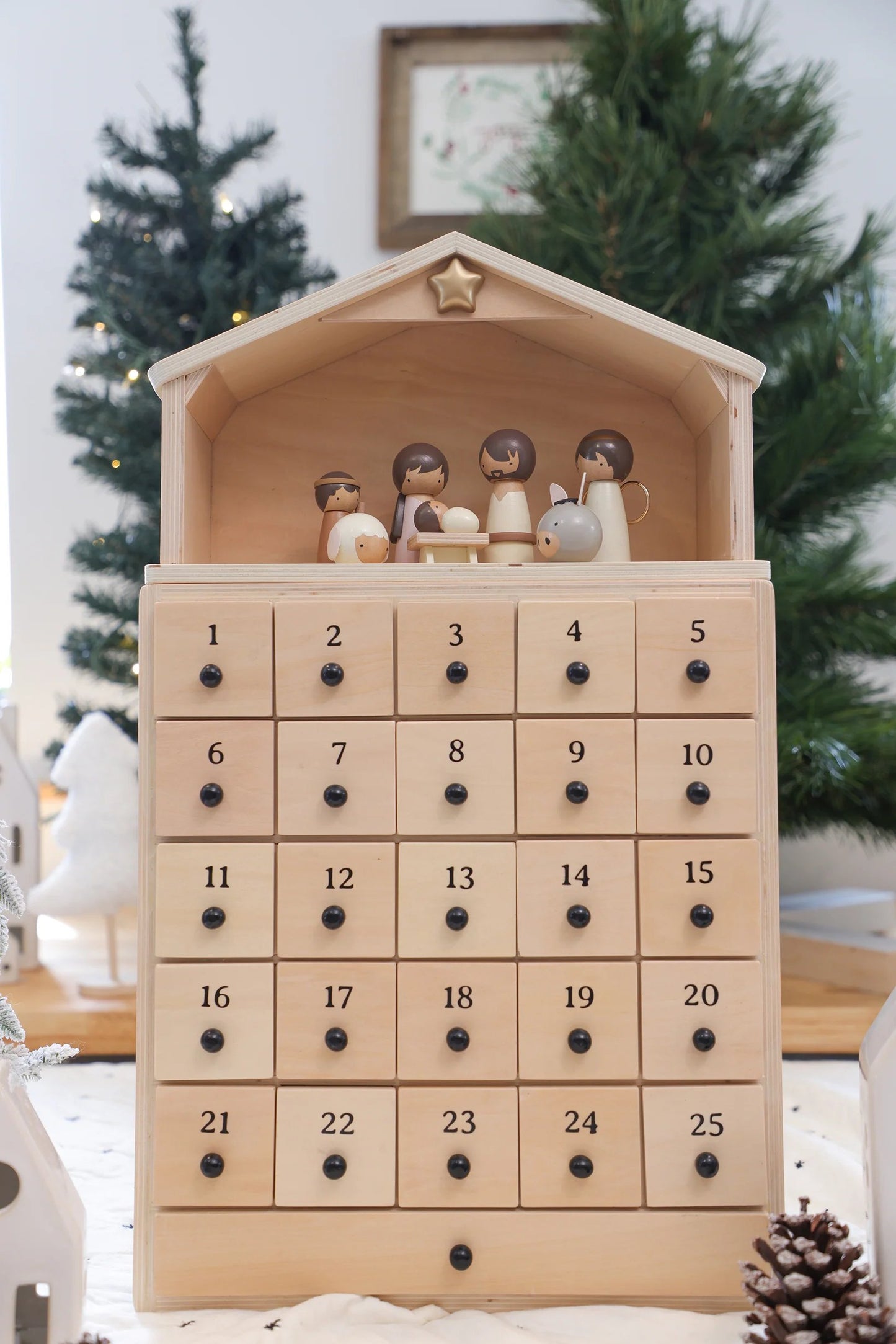 🔥 Last Day 57% OFF - ✝ Nativity Advent Calendar 2026 – Christmas Countdown with Nativity Figures