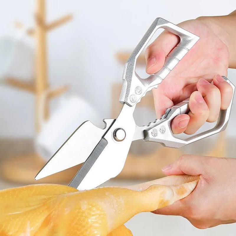 ✂️ BUY 2 GET 1 FREE! 🔥 Heavy-Duty Kitchen Scissors - Multi-Function & Dishwasher Safe, Perfect for Poultry, Herbs and Daily Use 🍗✨