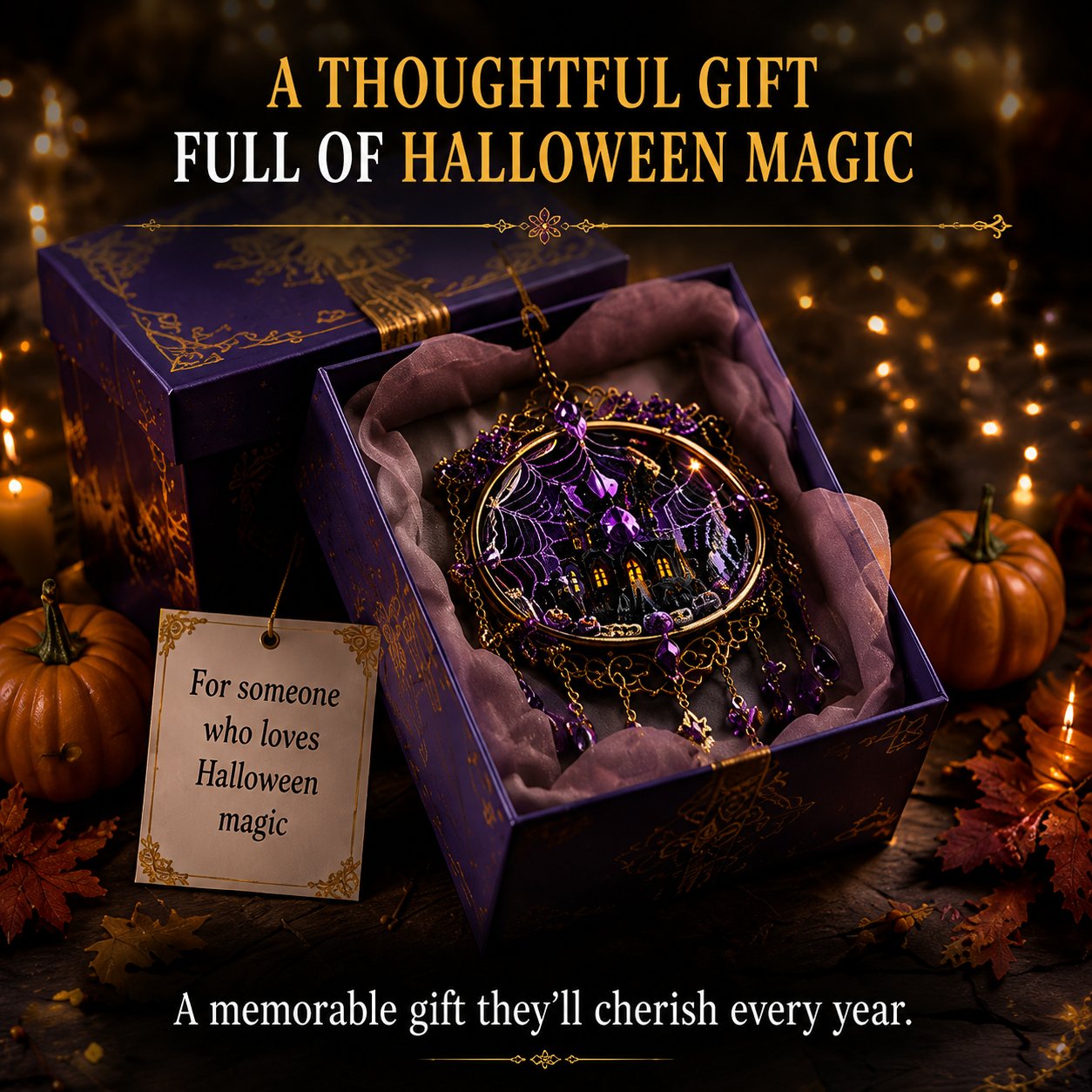 🎁Halloween Special Offer 50% OFF –🏰🎃Halloween Crystal Light Catcher