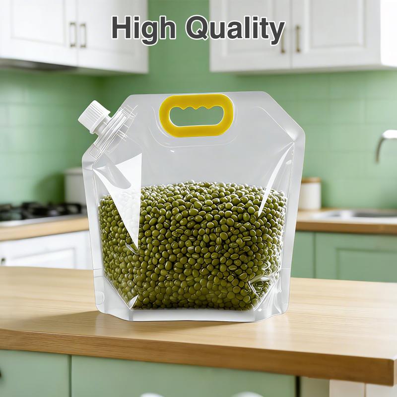 5PCS Airtight Food Storage Bags, Reusable Grain & Rice Storage Bags