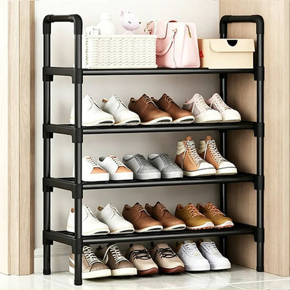 👟Multi-layer Shoe Storage Shelf | Sturdy· Stackable· Space-Saving