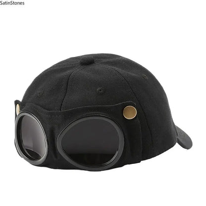 Men's Korean-Style Pilot Baseball Cap