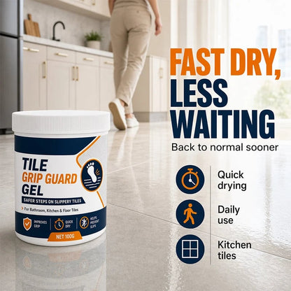 Anti-Slip Tile Grip Gel🥳2026 TOP PICK🥳 Anti-Slip Tile Grip Gel – Reduces Slipperiness on Smooth Tiles, Quick-Dry Formula – Safe for Indoor Floors! 🏠💧