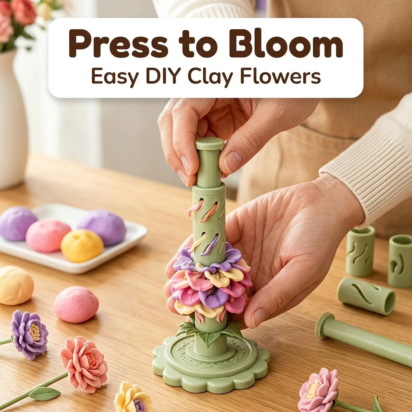 2026 Hot Sale🌸 Modular Clay Bloom Maker